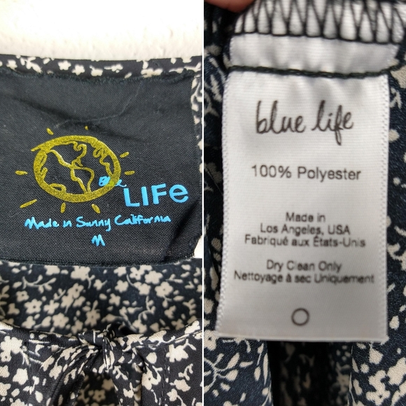 NEW Blue Life Rockstar Floral Ruffle Cutout Romper - Picture 5 of 5